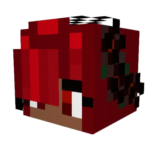 Mimi_Star Minecraft avatar head, 3D render