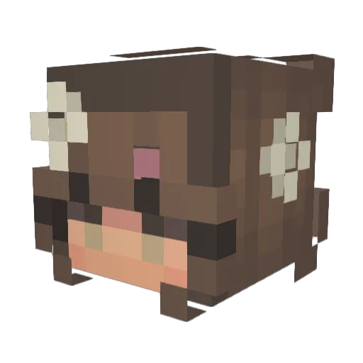Mimi_Swann Minecraft avatar head, 3D render