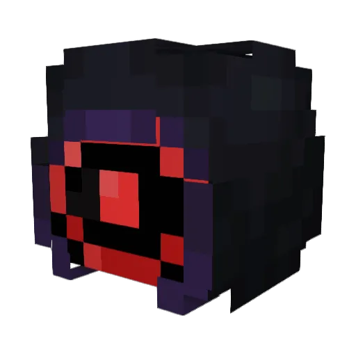 MimicMask Minecraft avatar head, 3D render