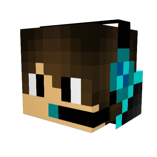 MimicSmile86362 Minecraft avatar head, 3D render