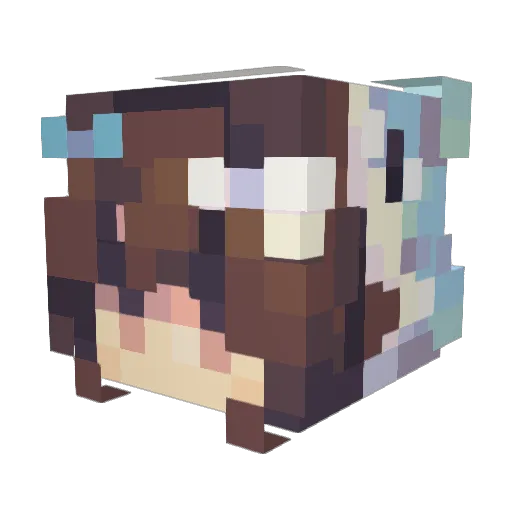 MimicTear0 Minecraft avatar head, 3D render