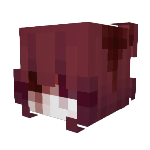Mimichuw Minecraft avatar head, 3D render
