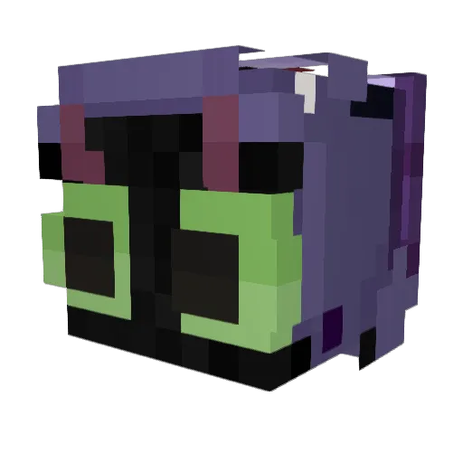 MimikyuV2 Minecraft avatar head, 3D render