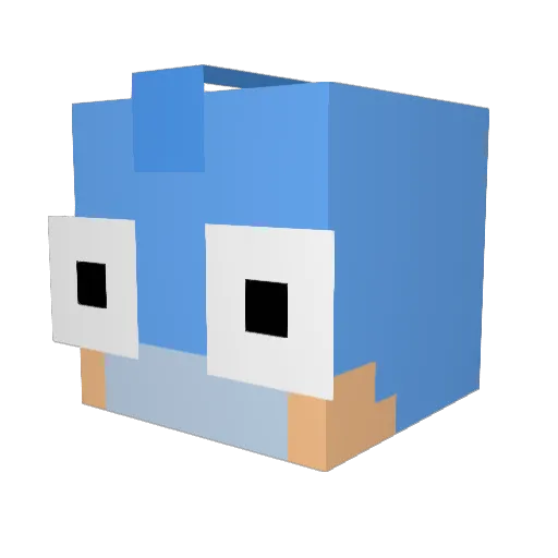 Mimimuuu_819 Minecraft avatar head, 3D render
