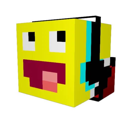 Mimine3266 Minecraft avatar head, 3D render