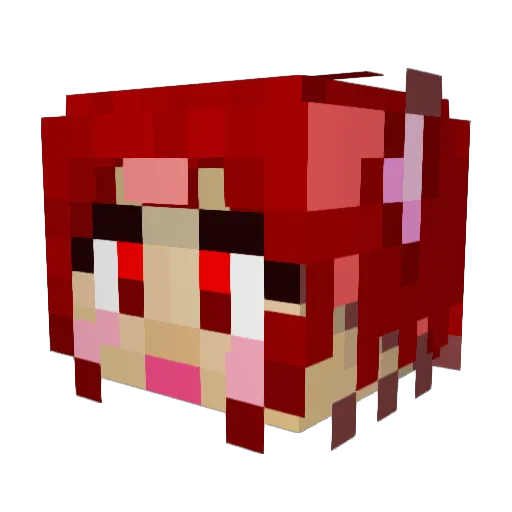 MimiruReaver Minecraft avatar head, 3D render