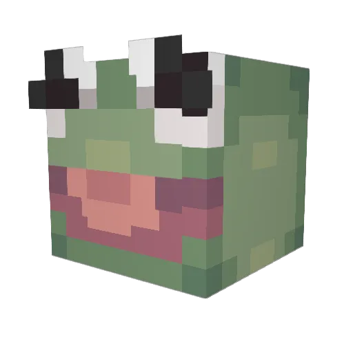 Mimize Minecraft avatar head, 3D render
