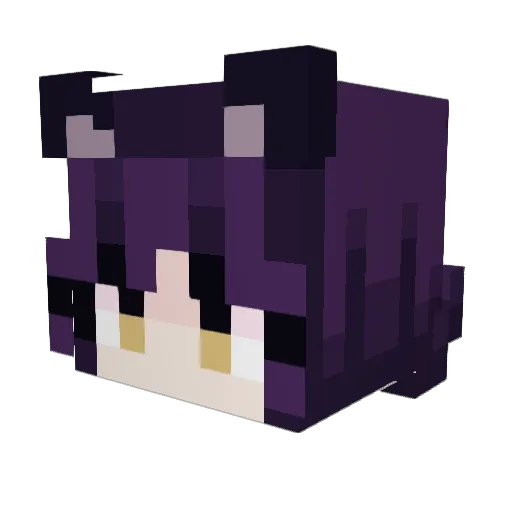 Mimpi03 Minecraft avatar head, 3D render