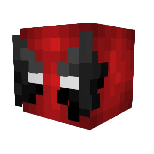 MimsM Minecraft avatar head, 3D render