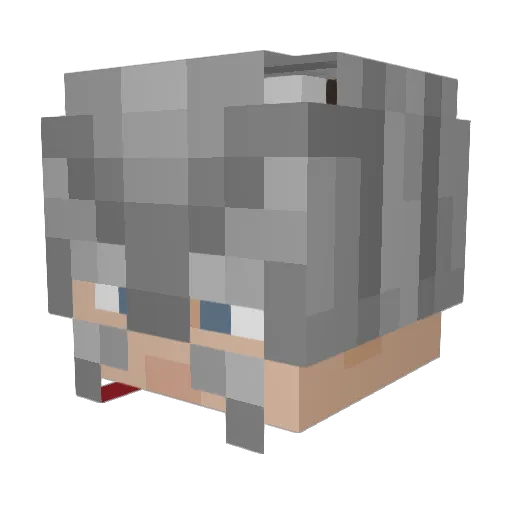 MimsMaster321 Minecraft avatar head, 3D render