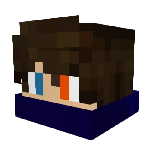 Min0413 Minecraft avatar head, 3D render