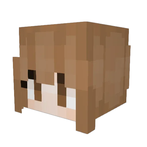 Min0438 Minecraft avatar head, 3D render