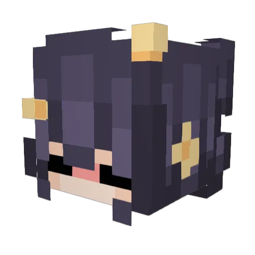Min5514 Minecraft avatar head, 3D render
