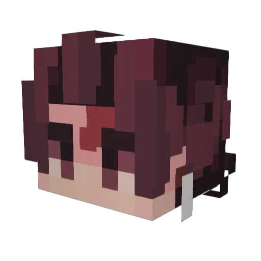 MinHyunDaddy Minecraft avatar head, 3D render