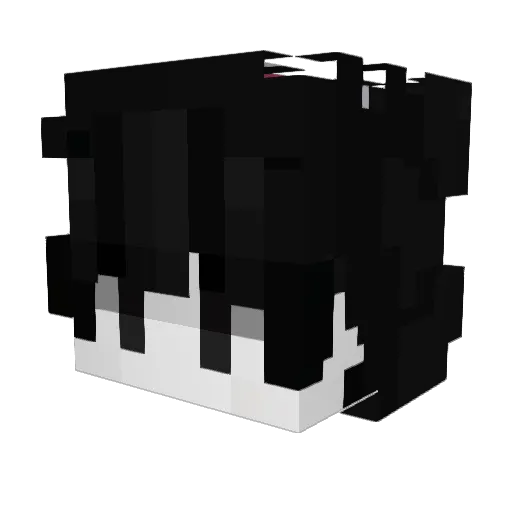 MinIkai01 Minecraft avatar head, 3D render