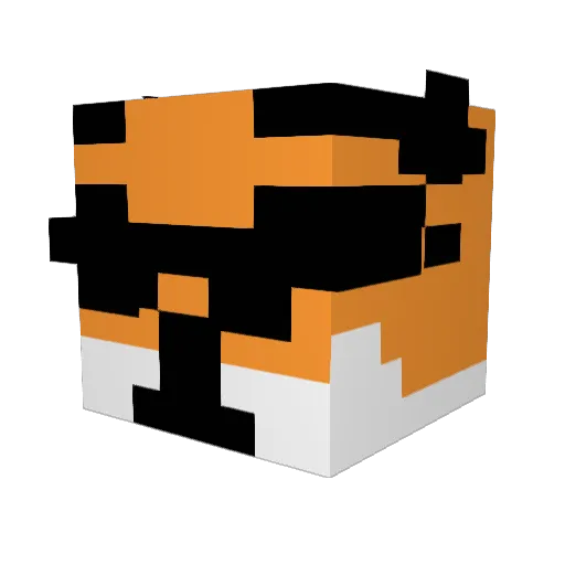 MinKing_ Minecraft avatar head, 3D render