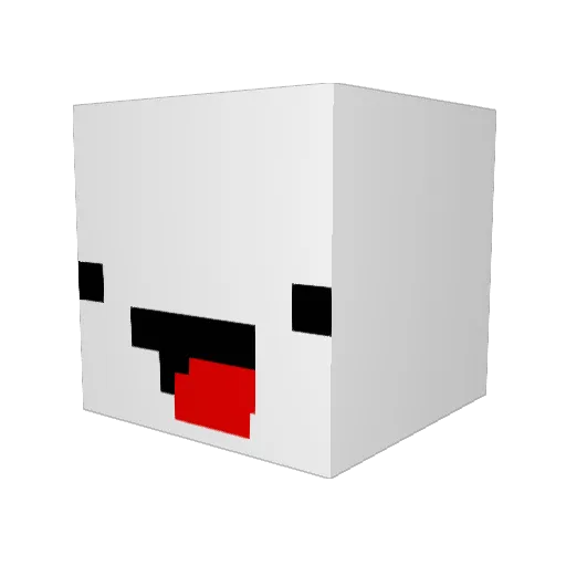 MinKyu092506 Minecraft avatar head, 3D render