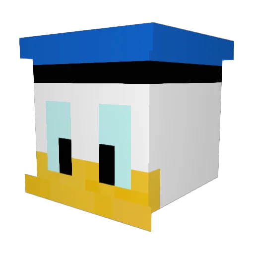MinMin2908 Minecraft avatar head, 3D render