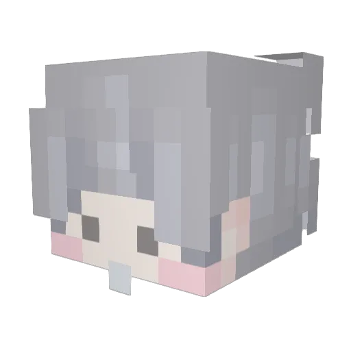 Min__ddo Minecraft avatar head, 3D render