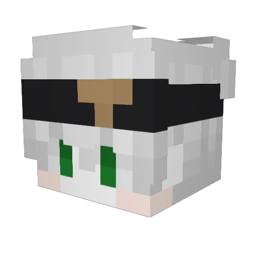 Minaaaaa14 Minecraft avatar head, 3D render