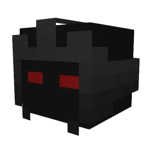 Minadoulis Minecraft avatar head, 3D render