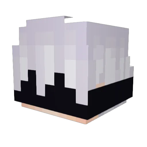 Minalover Minecraft avatar head, 3D render