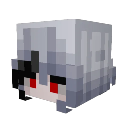 Minargo Minecraft avatar head, 3D render