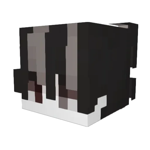 MinatoJr Minecraft avatar head, 3D render