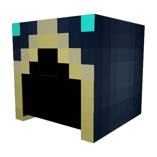 MinceVince Minecraft avatar head, 3D render