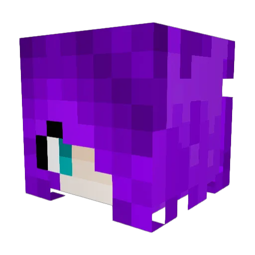 Minchillow755 Minecraft avatar head, 3D render