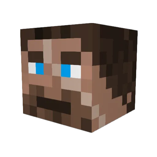 MindBreakerr Minecraft avatar head, 3D render