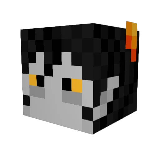 MindChamber Minecraft avatar head, 3D render