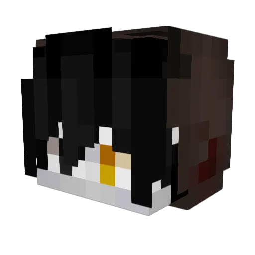 MindDancer Minecraft avatar head, 3D render