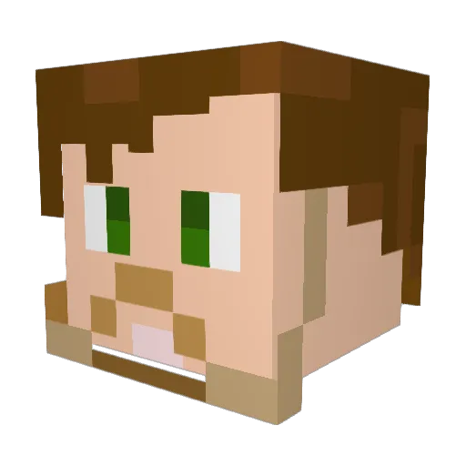 MindFreak0084 Minecraft avatar head, 3D render