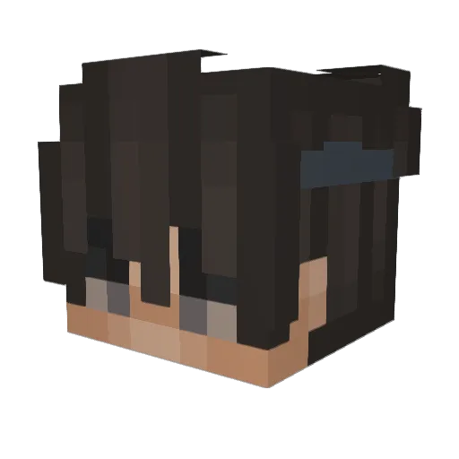 MindGamingHD Minecraft avatar head, 3D render