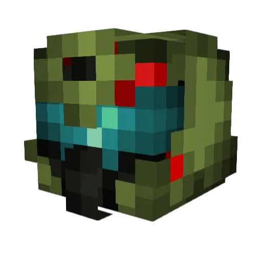 MindMuncher29 Minecraft avatar head, 3D render
