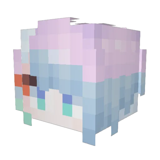 MindOfDivine Minecraft avatar head, 3D render