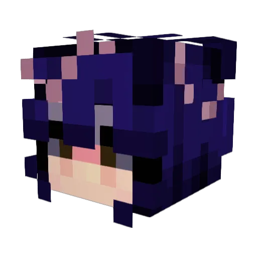 MindOfDoris Minecraft avatar head, 3D render