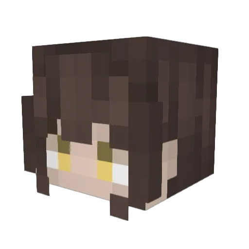 MindOfGalaxy Minecraft avatar head, 3D render