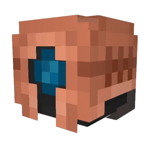 MindOfShadow3920 Minecraft avatar head, 3D render