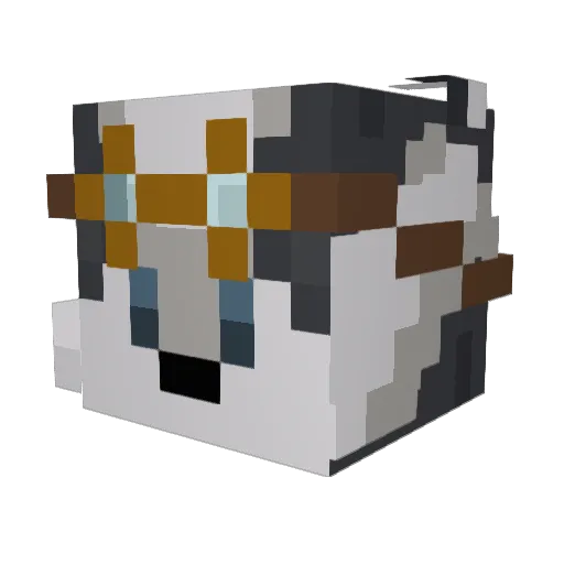 MindOfShadow Minecraft avatar head, 3D render