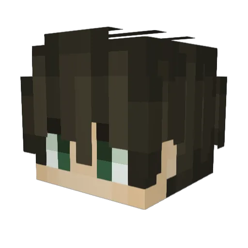 Mind_Ctrl0 Minecraft avatar head, 3D render