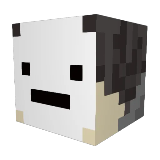 Mind_Games01 Minecraft avatar head, 3D render