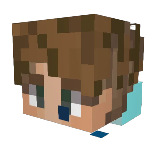 Mind_Master01 Minecraft avatar head, 3D render