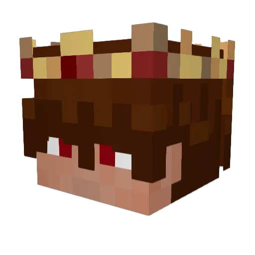 Mindblone809 Minecraft avatar head, 3D render