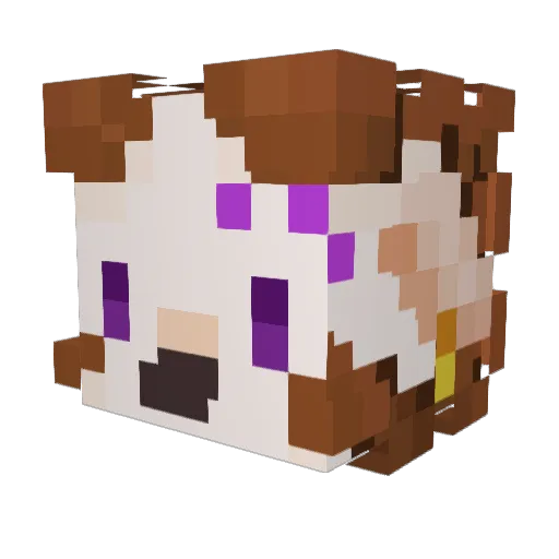 MindlessAnt1550 Minecraft avatar head, 3D render