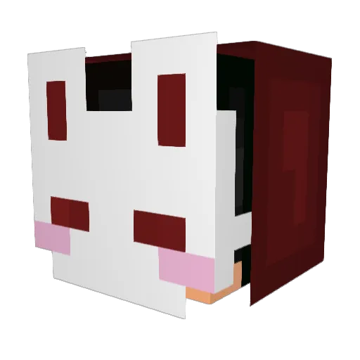 MindlessProphet Minecraft avatar head, 3D render