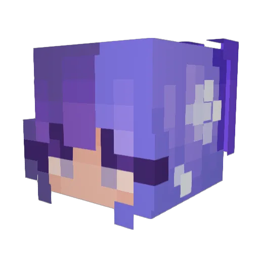 Mindless_nector Minecraft avatar head, 3D render