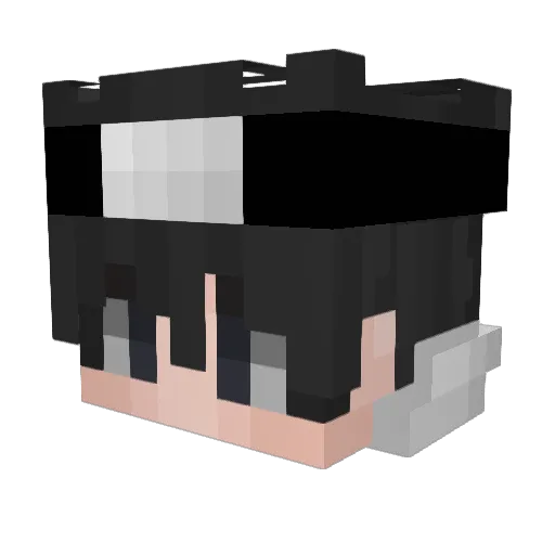 Mindo21 Minecraft avatar head, 3D render