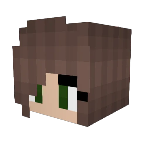 MindofLisandra Minecraft avatar head, 3D render